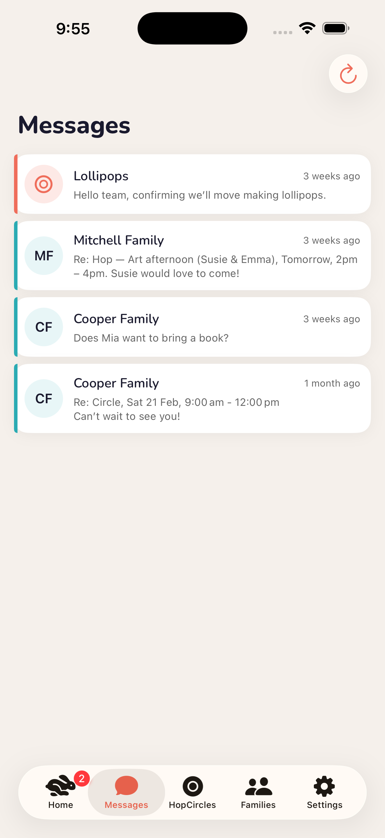 Messages